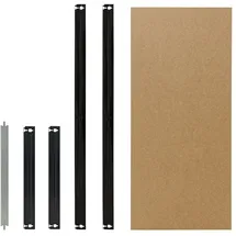 shelfplaza Fachboden Stahl 60x40 cm schwarz