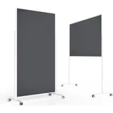 Magnetoplan Moderationstafel 100 x 180 cm Grau