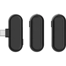 Rollei Hear:Me Mobile Lavalier Mikrofon Kabellos, Ansteckmikrofon USB C für iPhone 15/16/Andriod Typ-C Geräte, Professionelle Mikrofon