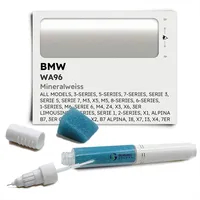 Genuine Colors Lackstift MINERALWEISS WA96 Kompatibel/Ersatz für BMW Silber