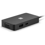 Microsoft Surface USB-C Travel Hub for business (USB-C, 1 Port), Dockingstation - USB Hub, Schwarz,