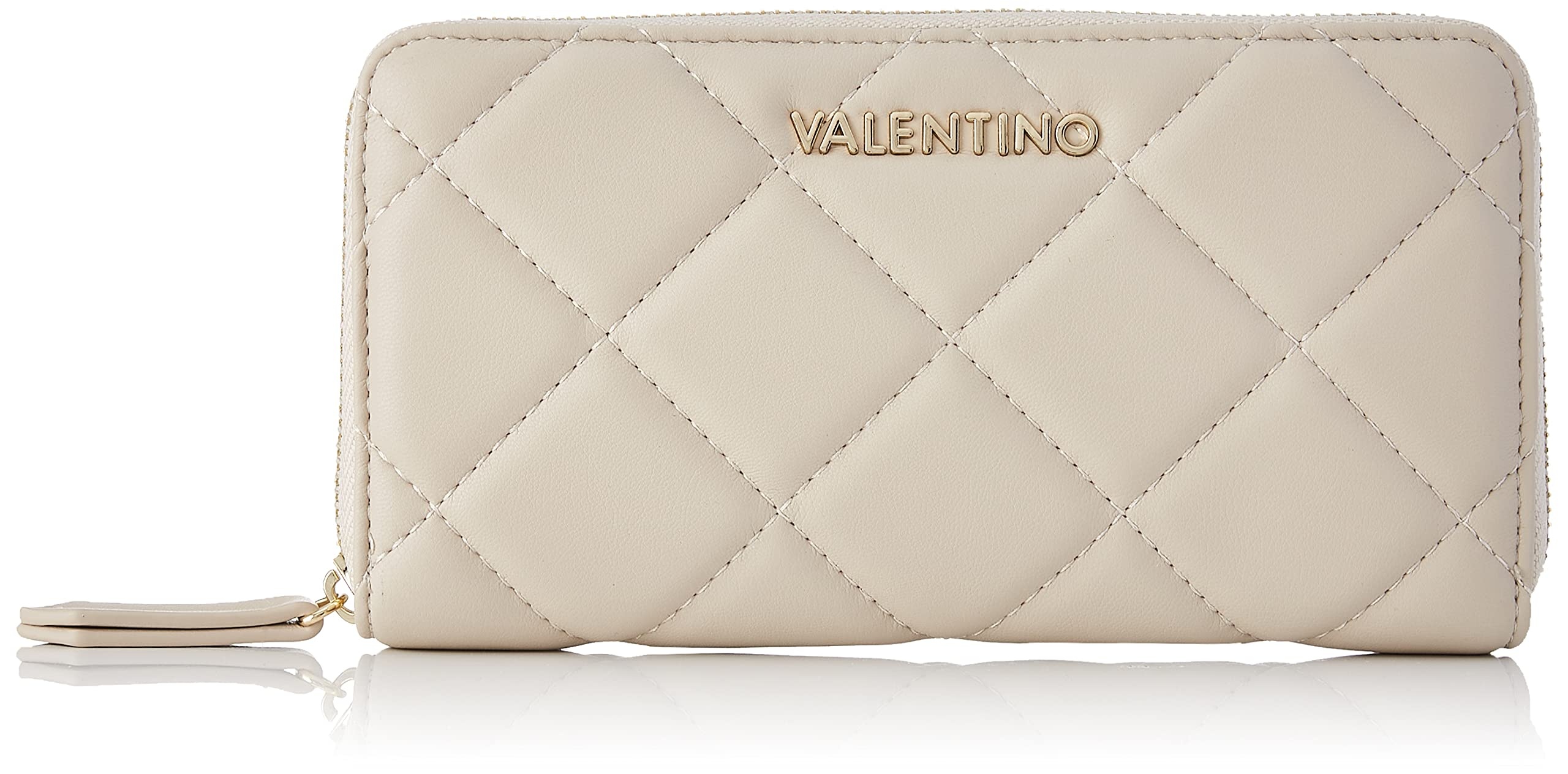 Valentino Bags Womens Ocarina Travel Accessory-Bi-Fold Wallet, Ecru - Einheitsgröße