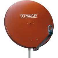 Schwaiger Satellitenschüssel I Ø 90 cm Aluminium Offset Antenne