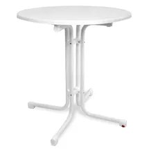 Beautissu Bistrotisch Ø 70 cm weiß