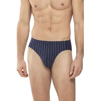 MEY Slip gestreift, für Herren, blau 7