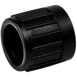 PIPELIFE Endtülle Kunststoff ohne Gewinde schwarz Ø32mm