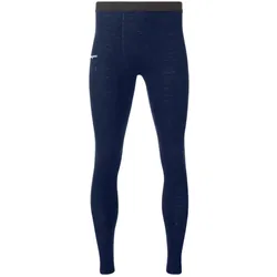Bergans Unterziehhose Dual Merino Tight (hervorragendes Temperaturregulierung) lang Unterwäsche navyblau Herren