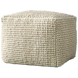 Bloomingville - Fleur de sel Pouf, H 50 x W 60 cm, natur
