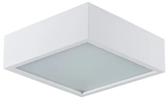 Kanlux eckige Deckenleuchte MERSA weiß 265x265mm