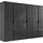 WIMEX »Rimini by fresh to go, 200, 250 oder 300cm Breite, 216cm hoch«, LED Bleuchtung inklusive, mit Glasfronten, Metallgriffen
