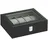 Songmics Uhrenbox, Schwarz, Glas, Holzwerkstoff, 25.5x7.8x20.2 cm, Ordnen & Aufbewahren, Aufbewahrungsboxen
