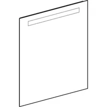 Geberit Option Basic Square Lichtspiegel, Beleuchtung oben, 502805001,