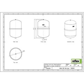 Reflex N 25 bar 4 l grau