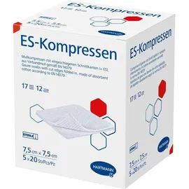 Hartmann ES-Kompressen steril 7,5 x 7,5 cm 100 St.