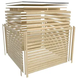 Karibu Gartensauna Saunahaus Angkor 1 Ohne Ofen inkl. 10-teiligem gratis Saunaset im Wert von 232,94 €