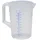 Hünersdorff Messkanne 2000 ml, PP, 2 Skalen geschlossener Griff, transparent