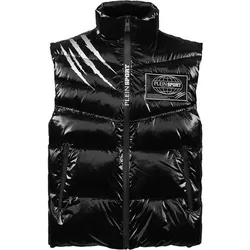 PLEIN SPORT Herren Weste Weste, Schwarz, XS