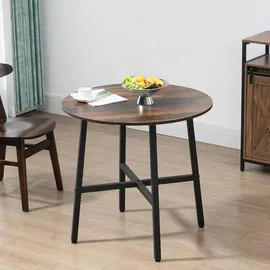 Homcom Ø 80 cm braun