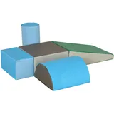Homcom Bausteinset, Kunstleder, Schaumstoff