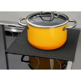 FireMat Feuermatte 33 x 33 cm feuerfest Schwarz