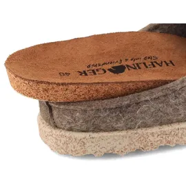 HAFLINGER Manhattan Filzclog Braun 43