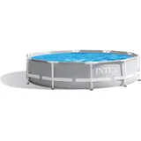 Intex Frame Pool Set Prisma Rondo Ø 305 x 76 cm, blau / weiß inkl. Filterpumpe