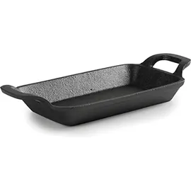 Lacor Magma Mini Rechteckiger Grill ohne Holzsockel schwarz