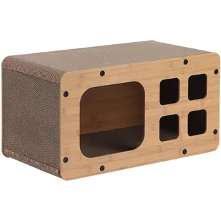 dehner lieblinge Tesoro Kratzmöbel 53,5 x 28 x 28 cm braun