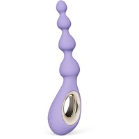 LELO SORAYA Beads, Vibrator mit Perlen und Bow-Motion-Technologie sowie 8 Vibrationsmustern, Anal Kugeln, Violet Dusk