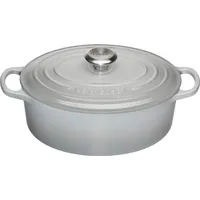 Le Creuset Signature Bräter 29 cm oval perlgrau