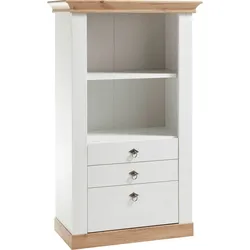 Bartisch HOME AFFAIRE "CREMONA", weiß (pinie weiß dekor), B:82cm H:139cm T:44cm, Tische, Breite ca. 82 cm