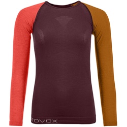 Ortovox 120 Comp Light Long Sleeve Damen Unterhemd winetasting - L
