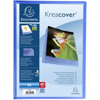 Exacompta Sichtmappe (PP 500μ mit 20 Hüllen Krea Cover