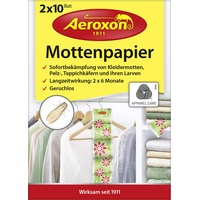 Aeroxon Mottenpapier 24x20 Stück Vorratspackung