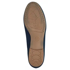 Jana Slipper mit Blockabsatz Vegan, Blau (Navy), 37 EU