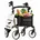Bischoff Bischoff Alevo Rollator faltbar stabilem 51 cm Platin