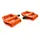 Cube RFR Flat CMPT Pedale - orange