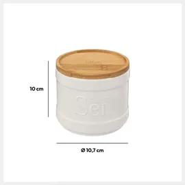 5 five simply smart 5five - salzdose "naturéo" aus weißer keramik