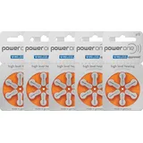 30 x Varta Power One Typ 13 Hörgerätebatterien 5 x 6er-Blister 1,45V Orange