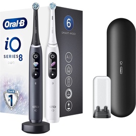 Oral B iO Series 8 black onyx + 2. Handstück white alabaster