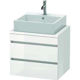 Duravit Waschtischunterschrank 2 Schubkästen 60 x 47,8 cm Graphit Matt/Weiß Matt
