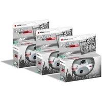 AgfaPhoto Einwegkamera Agfaphoto LeBox Schwarzweiß 31 mm, 27 Aufnahmen, 3er-Pack