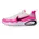 White/Black/Laser Fuchsia