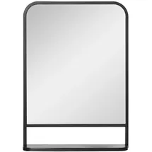 Homcom Wandspiegel 70 x 50 cm Schwarz