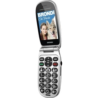 Brondi Amico Comfort 7,11 cm (2.8") Schwarz, Einsteigertelefon