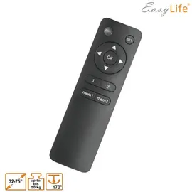 Easy Life EasyLife TV Wandhalterung elektrisch schwenkbar, 32 bis 75 Zoll, VESA bis 600x400 Weiß
