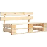 vidaXL Outdoor-Bank Paletten Holz