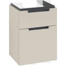 Villeroy & Boch Subway 2.0 Waschtischunterschrank, 2 Auszüge, Waschbecken mittig, 440x590x352mm, A90610VN,