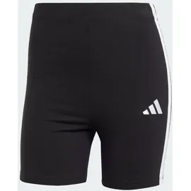 adidas Essentials 3-Streifen High Waisted Biker Tights, black/white
