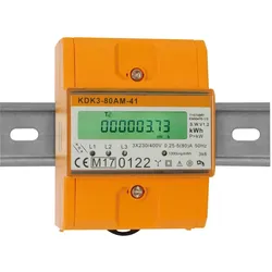 KDK Drehstromzähler,COUNT 3,3 x 230V-AC/5 (80)A,beglaubigt